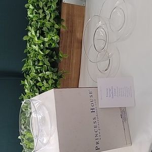 Princess House Chip & Dip Bowls - 4